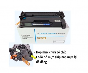 Hộp mực HP 58a / 76a, M404, M428, M304, chưa chíp